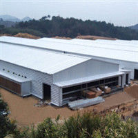 OEM / ODM Çelik Yapı Çiftlik Kanatlı Katman Prefabrik Tavuk Evi