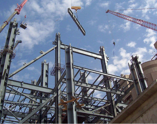Q355B Platform Çelik Yapı Özelleştirilmiş Galvanizli Çelik Platform ISO9001