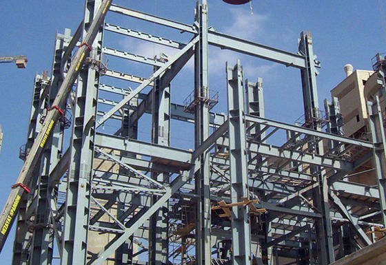 Q355B Platform Çelik Yapı Özelleştirilmiş Galvanizli Çelik Platform ISO9001