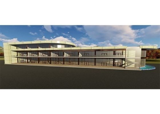 Çelik Prefabrik Alışveriş Merkezi Süpermarket Çözme Özel Çelik Yapı