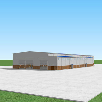 Prefabrik Çelik Yapı Atölyesi Fabrika Binası Metal Konstrüksiyon