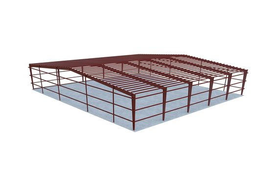 40 * 100 Izgara Çelik Yapı Bina Deposu Düşük Maliyet Avantajları