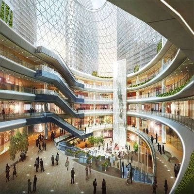 Prefabrik Yüksek Katlı Çelik Yapı Q235B Çelik Çerçeve Yüksek Katlı Binalar