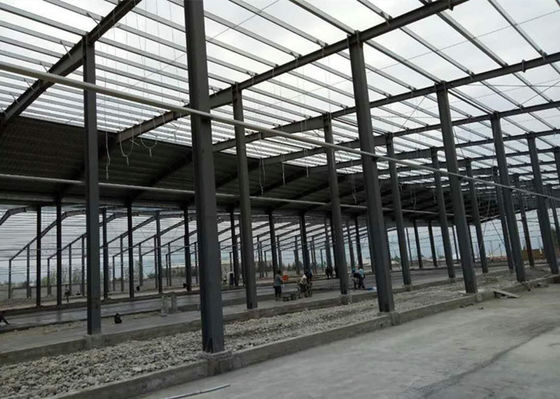 6000㎡ Sanayi Çelik Yapı Atölyesi Fabrikasyon Çerçeve Fabrika Binası