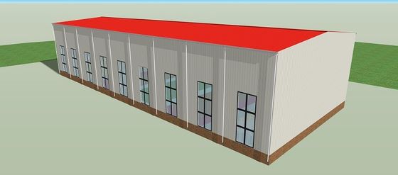 Rüzgar Geçirmez Hafif Çelik Yapı Salonu Hafif ISO9001'i Birleştirin