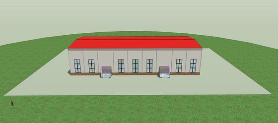 Hafif Çelik Yapı Çok Fonksiyonlu Depo Izgarası Çelik Yapı