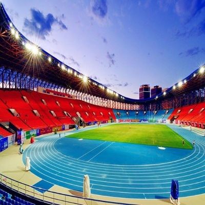 Güvenilir Çelik Spor Salonu Binası Hafif Büyük Ölçekli Prefabrik Stadyum