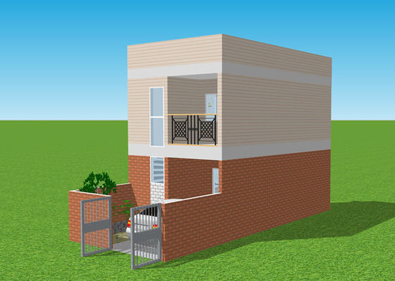 Galvanizli Prefabrik Hafif Çelik Ev Dubleks Villa Daire