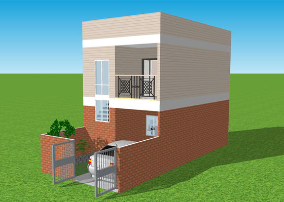 Galvanizli Prefabrik Hafif Çelik Ev Dubleks Villa Daire