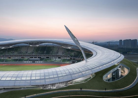 Galvanizli Çelik Yapı Stadyum Hafif Prefabrik Çelik Bina Spor Salonu