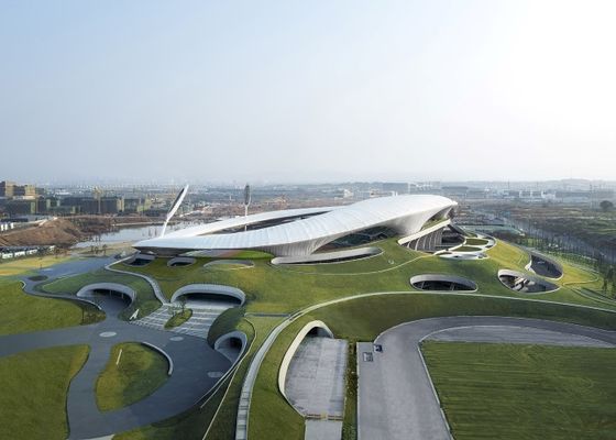 Galvanizli Çelik Yapı Stadyum Hafif Prefabrik Çelik Bina Spor Salonu