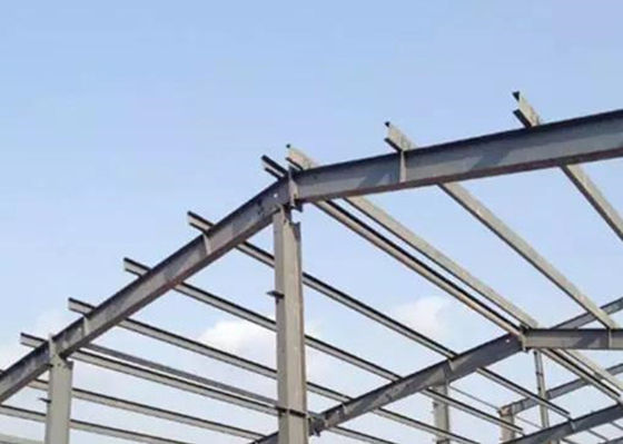 54m * 20m Prefabrik Çelik Atölye İnşaatı Prefabrik Çelik Çerçeve Ev GB