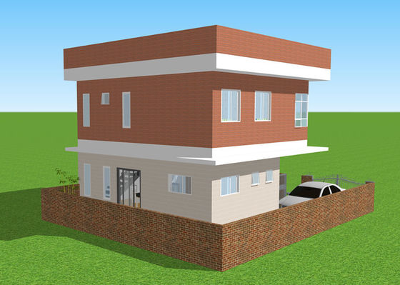 ODM Hafif Çelik Yapı Rüzgar Geçirmez Prefabrik Hafif Çelik Villa Ev