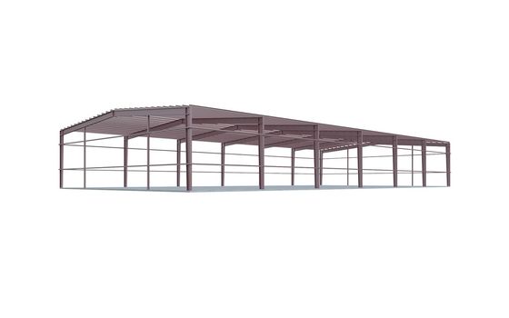 Prefabrik Endüstriyel Çelik Yapı Depo Rüzgar Geçirmez Anti Pas