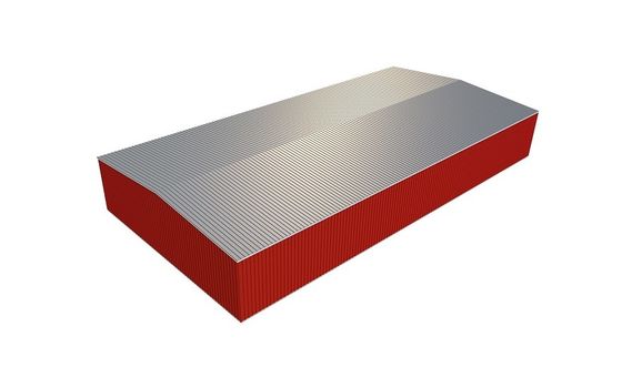 Prefabrik Endüstriyel Çelik Yapı Depo Rüzgar Geçirmez Anti Pas