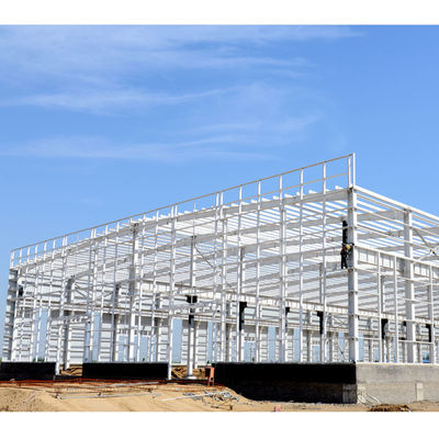 Izgara Prefabrik Metal Depo Binaları Büyük Açıklıklı ISO9001