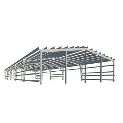 Q355B Prefabrik Hafif Çelik Çerçeve Ev Izgara Çelik Yapı Atölye Atölyesi