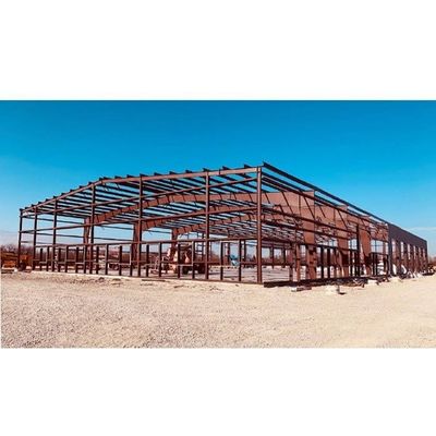 Sandviç Panelli Geniş Açıklıklı H Kirişli Çelik Yapı Depo Prefabrik Yanmaz