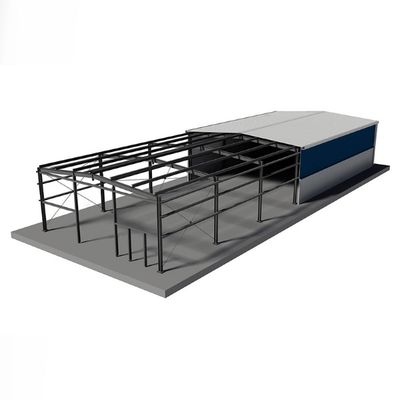 Depo Prefabrik Çelik Q355B Ticari Çelik Metal Binalar