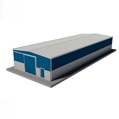 Depo Prefabrik Çelik Q355B Ticari Çelik Metal Binalar