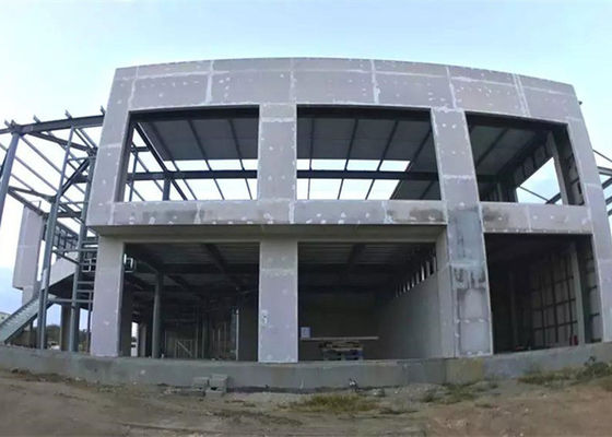 GB Ticari Çelik Çerçeve Bina Galvanizli Çelik Yapı Sergi Salonu