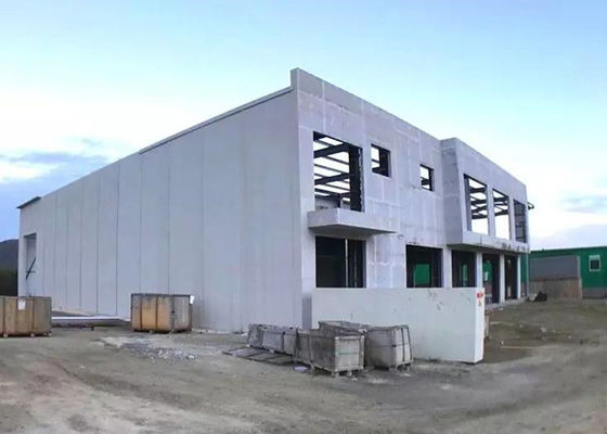 GB Ticari Çelik Çerçeve Bina Galvanizli Çelik Yapı Sergi Salonu