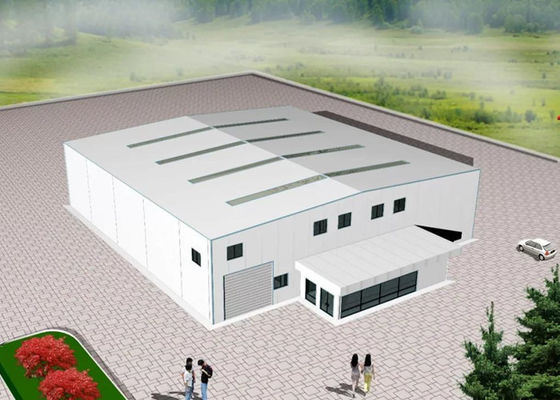 Sanayi Çelik Yapı Hangar Çerçevesi Prefabrik Çelik İmalat Atölyesi