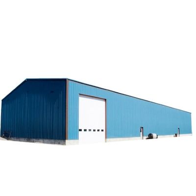 Prefabrik Çelik Yapı Atölyesi Endüstriyel Çerçeve Binası Yanmaz