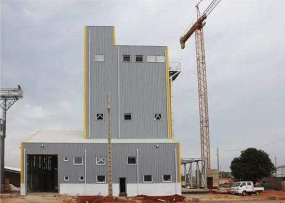 Galvanizli Çelik Yapı Atölyesi Çelik Çerçeve Prefabrik Endüstriyel GB