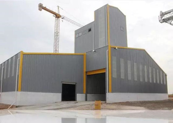 Galvanizli Çelik Yapı Atölyesi Çelik Çerçeve Prefabrik Endüstriyel GB