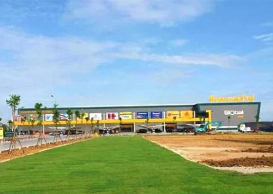 Q355 Q235 Ticari Endüstriyel Çelik Çerçeve Bina İnşaatı Prefabrik