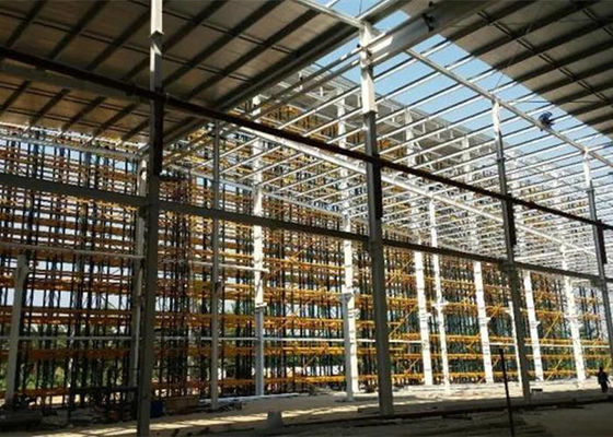 Q355 Q235 Ticari Endüstriyel Çelik Çerçeve Bina İnşaatı Prefabrik