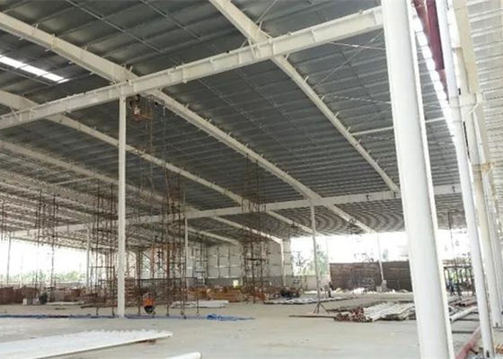 Q355 Q235 Ticari Endüstriyel Çelik Çerçeve Bina İnşaatı Prefabrik