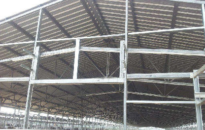 OEM / ODM Çelik Yapı Domuz Evi Yanmaz Prefabrik Çiftlik Binaları
