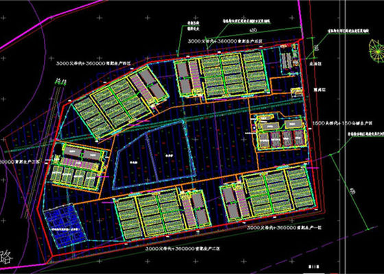 Fabrikasyon Prefabrik Çelik Yapı Domuz Evi Galvanizli Endüstriyel