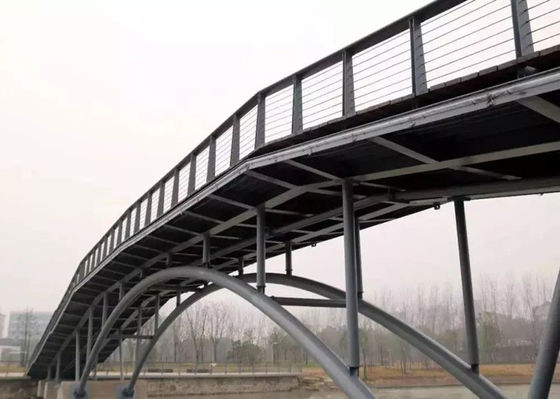 Yapı Prefabrik Çelik Makas Yaya Köprüsü İnşaatı