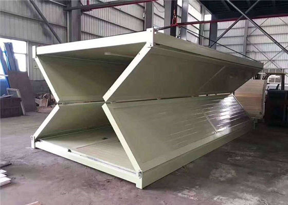 Su geçirmez Prefabrik Katlanabilir Konteyner Ev İnşaatı Paslanmaz