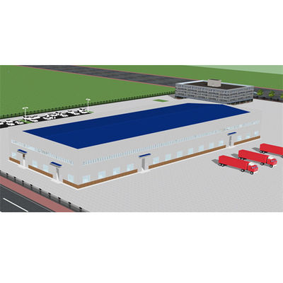 100 * 40 Sanayi Prefabrik Çelik Yapı Çerçeve Çelik Yapı Atölyesi