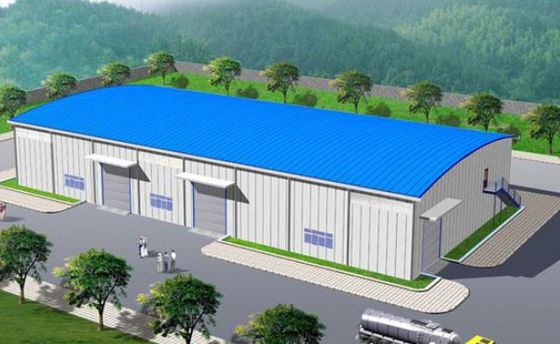 Prefabrik Depo Çelik Çerçeve Depolama Binası Portalı Q235B