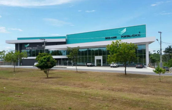 Çerçeve Prefabrik Ticari İnşaat Çözme Çelik Yapı Araba Showroom GB