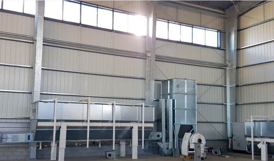 Prefabrik Hafif Çelik Çerçeve Atölyesi Çelik Mısır İşleme Tesisi