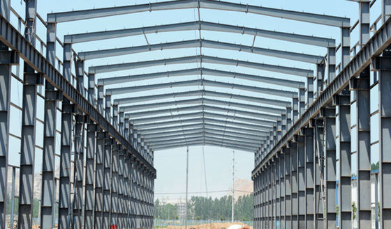 3-20T Vinçli Sıcak Haddelenmiş / Kaynaklı H Bölüm Çelik Prefabrik Depo