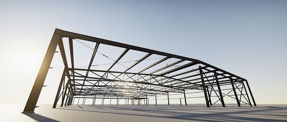 GB Q235/Q355B sınıflı prefabrik çelik yapısı metal depo depoları