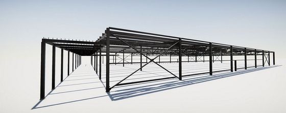 Sandviç Panel / Çelik Sac Duvarlı Eğimli / Düz Çatılı Çelik Yapı Deposu