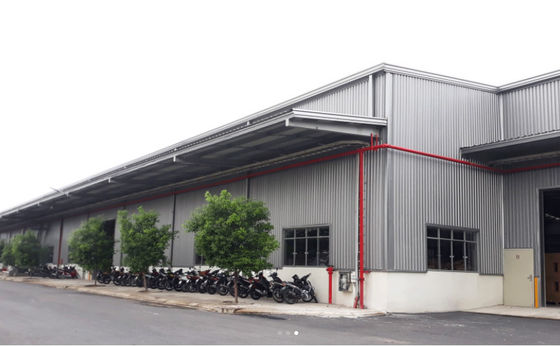 Kaynaklı H Bölüm Çelik Kirişli Prefabrik Çelik Çerçeve Fabrikası