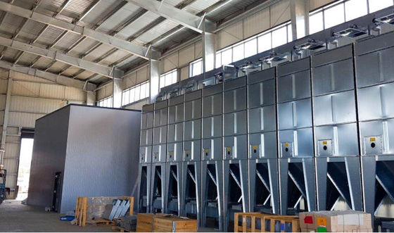 Q355B Q235B Çelik Yapı Platformu Prefabrik Çelik Depo İnşaatı