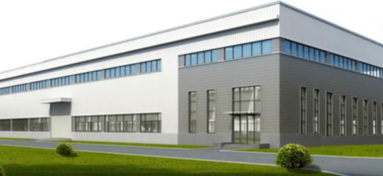 Ticari Prefabrik Ofis Binası Hafif Çelik Portal Çerçevesi Q355B