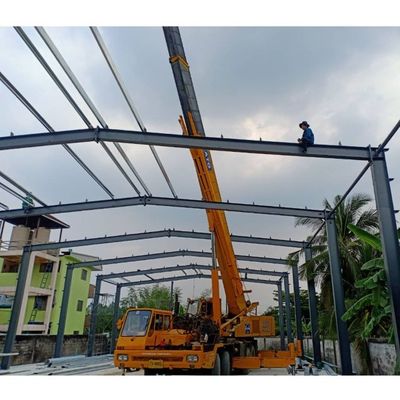 ​Hafif Çelik Çerçeve İnşaat Portalı Çerçeve Çelik Yapı Deposu