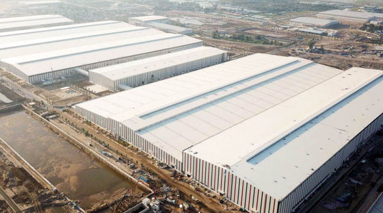 Etiyopya'da Otomotiv Montajı için Güçlü ve Dayanıklı Çelik Yapı Atölyesi