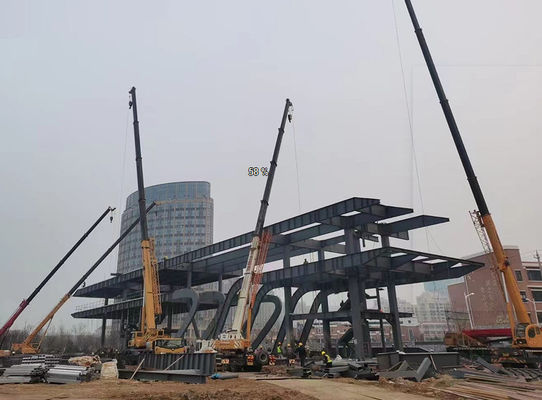 Galvanizli Özel İdari Bina Dayanıklı Güvenilir Yapı